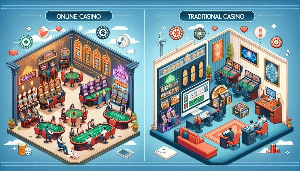 Razlika između online i tradicionalnih casina: Što je bolje? Razlika između online i tradicionalnih casina: Što je bolje?