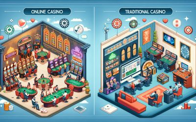 Razlika između online i tradicionalnih casina: Što je bolje?