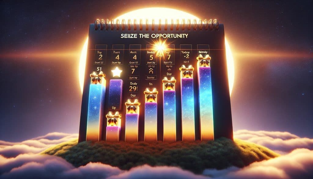 Bonusi koji se povećavaju kroz tjedan Bonusi koji se povećavaju kroz tjedan